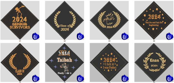 Graduation Cap Topper Embroidery free