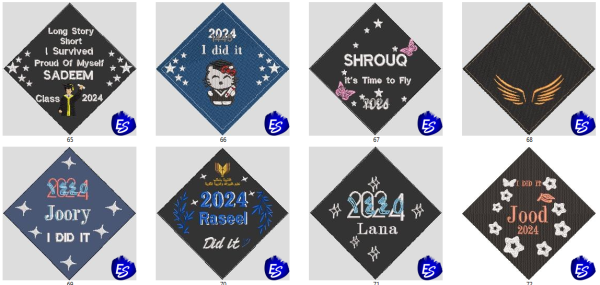 Graduation Cap Topper Embroidery free