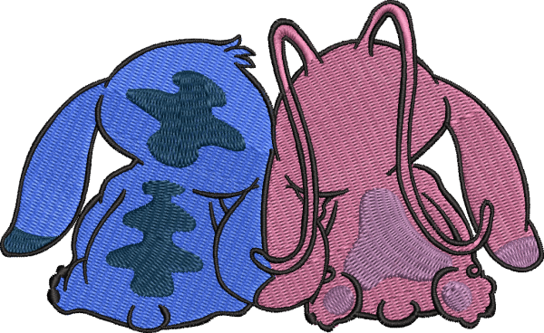 Stitch and Angel Embroidery