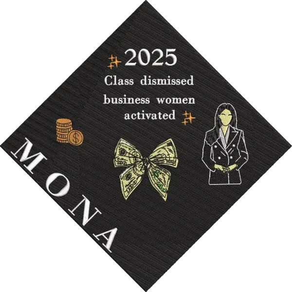 Graduation Cap Mona