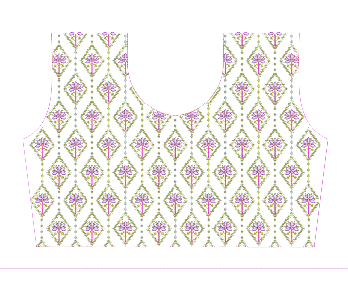 Sequins Embroidery Designs for Single