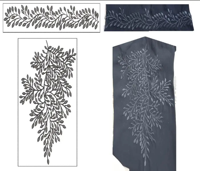 Abaya Embroidery Designs Free