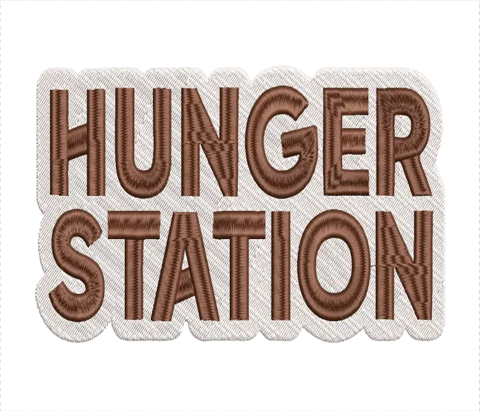 hungerstation logo embroidery Free EMB File