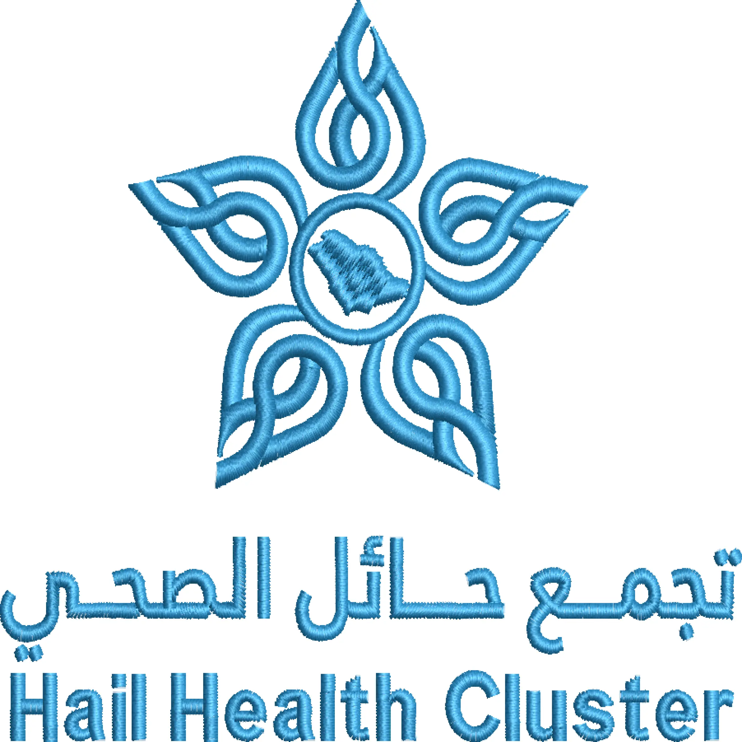 Hail Health Cluster Logo Embroidery Design EMB, DST, PES, XXX | WilcomStock