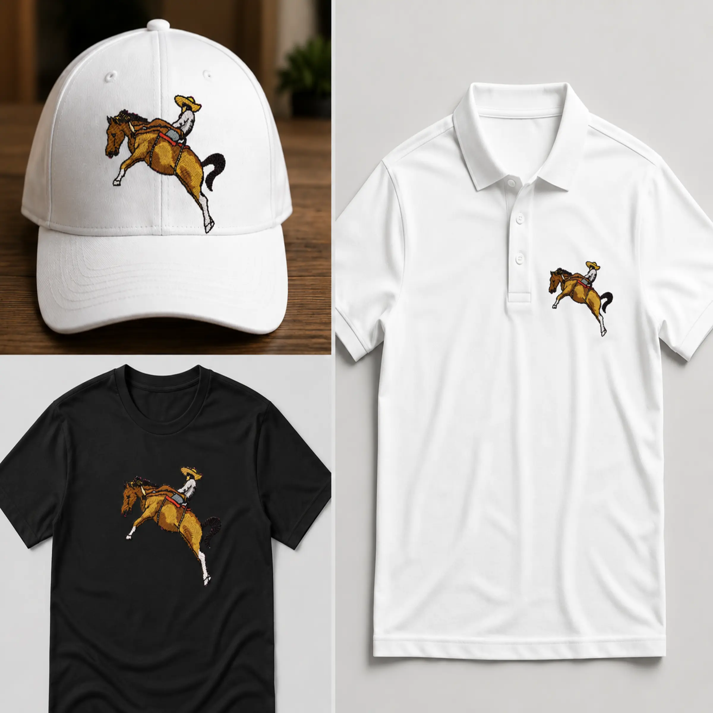 Bucking Horse Embroidery Design | Wilcomstock