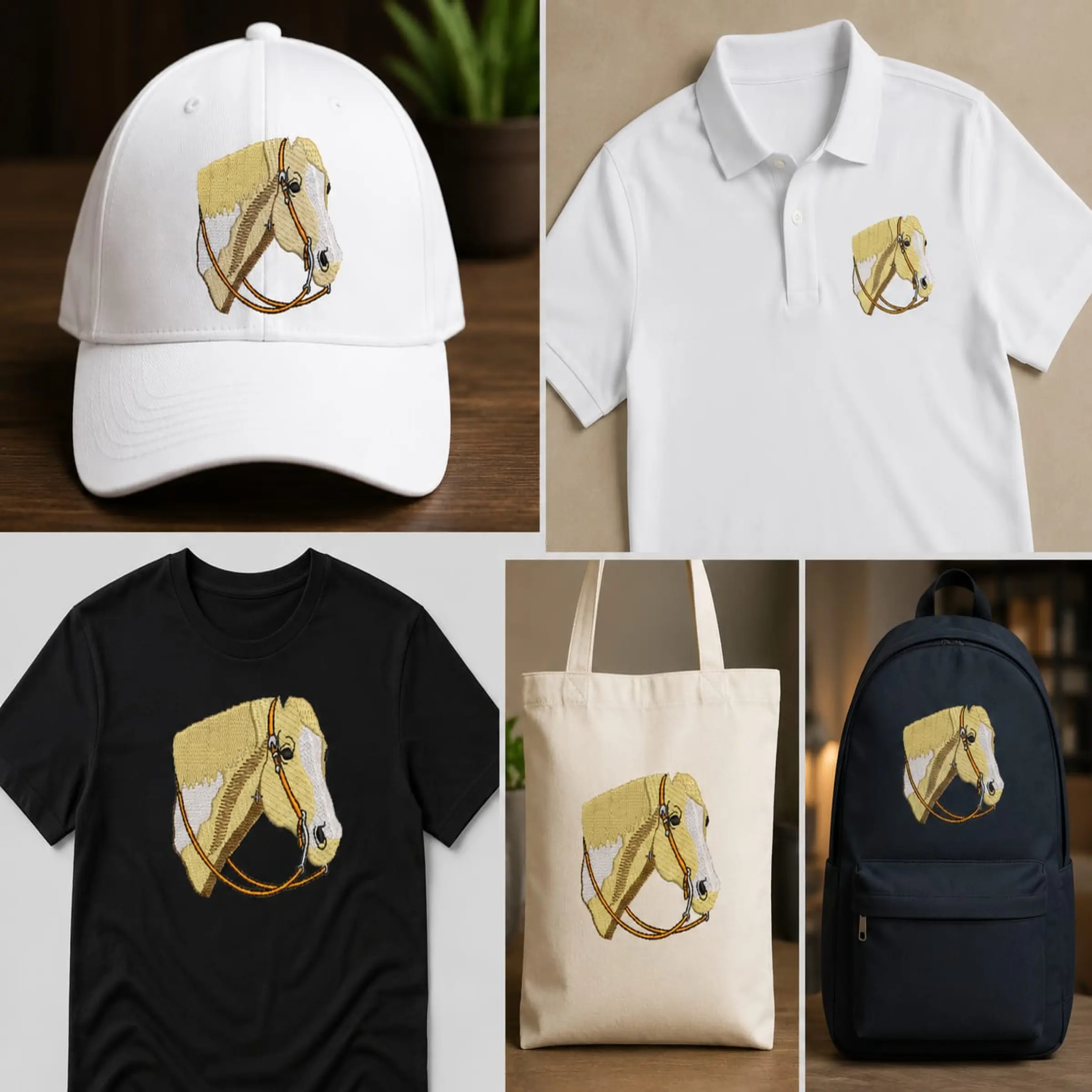 Elegant Horse Head Embroidery Design | WilcomStock