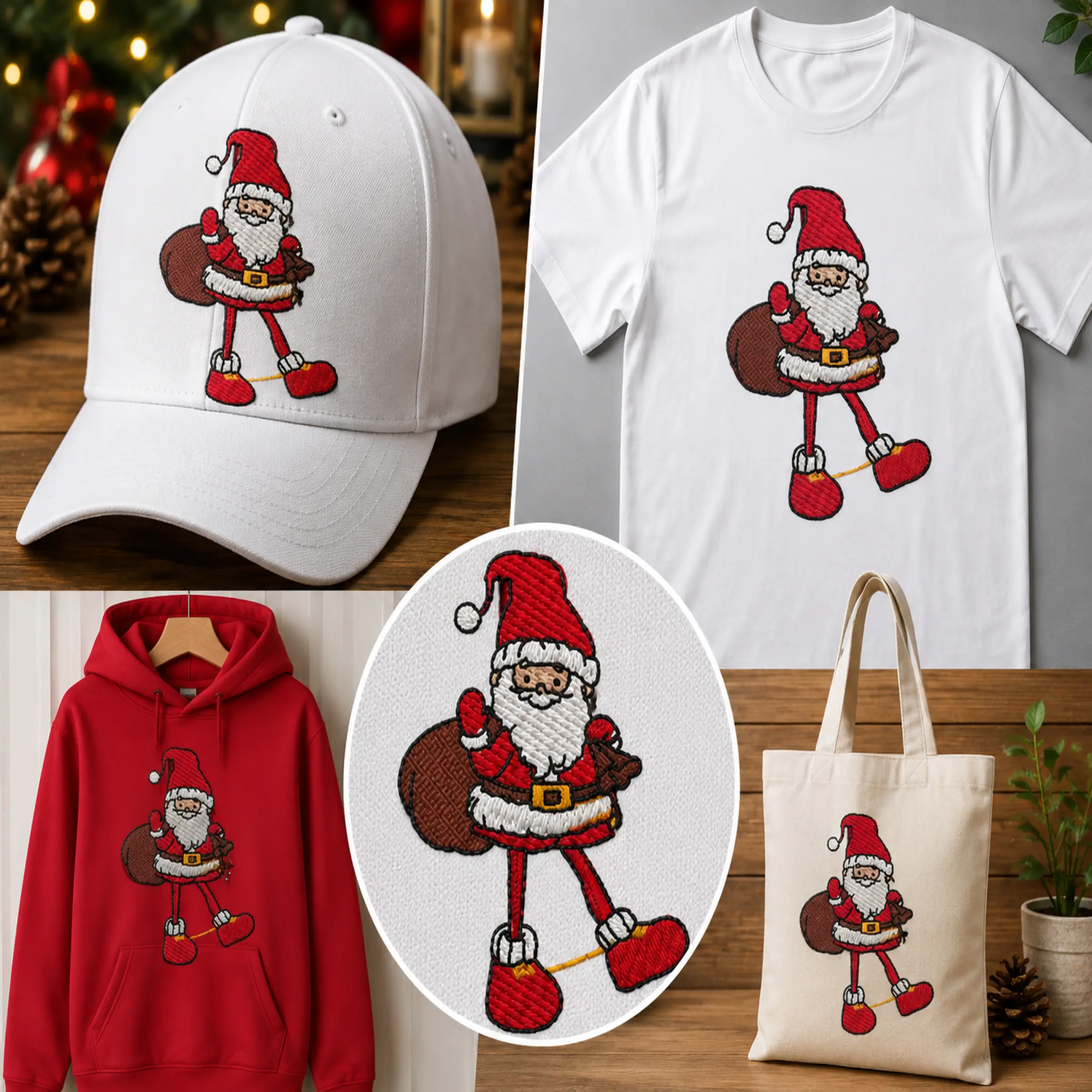 Santa Claus Embroidery Design free | Wilcomstock